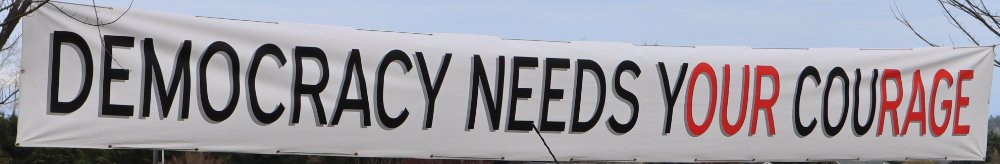 democracy needs your courage sign